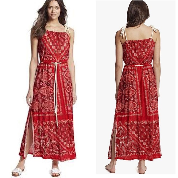 Skinnygirl Dresses & Skirts - Skinnygirl Women's Rope Strap Tie Halter Top Maxi Dress size 2X